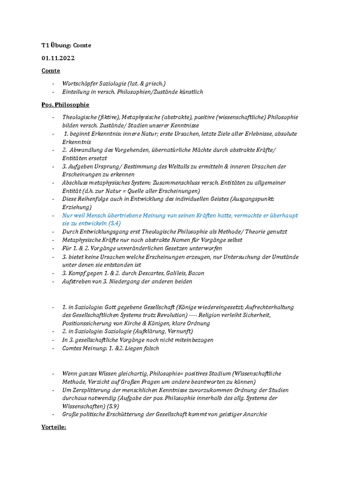 Griech. Göttin Der Jugend 4 Buchst T1 Auguste Comte - T1 Übung: Comte 01. Comte Wortschöpfer Soziologie