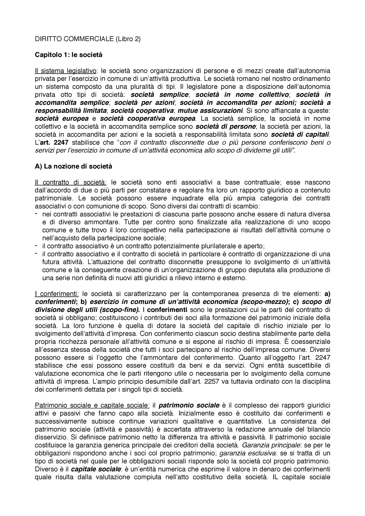 Libro 2 PDF - Riassunto Manuale Di Diritto Commerciale - DIRITTO ...