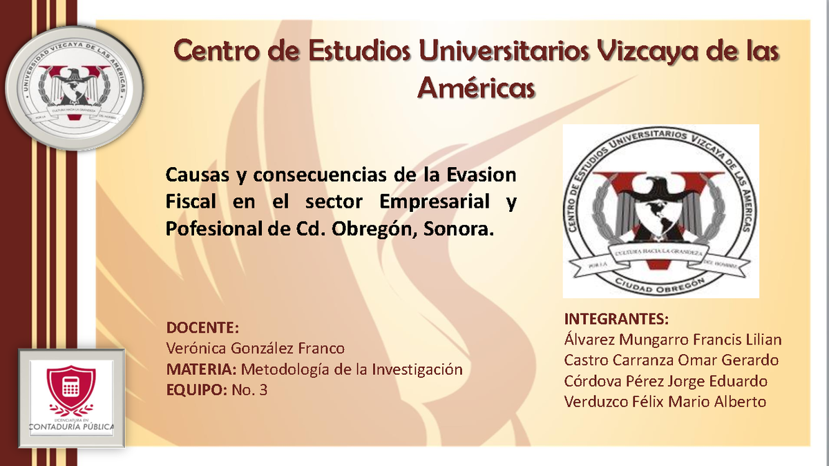 Evasion Fiscal - Centro de Estudios Universitarios Vizcaya de las