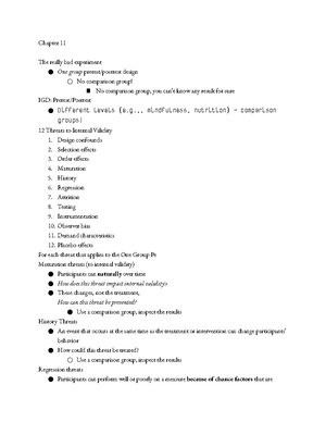 Interrogating Null Effects - Notes - Interrogating Null Effects ...