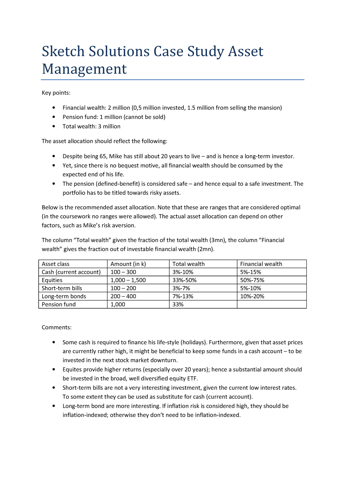 case study asset management