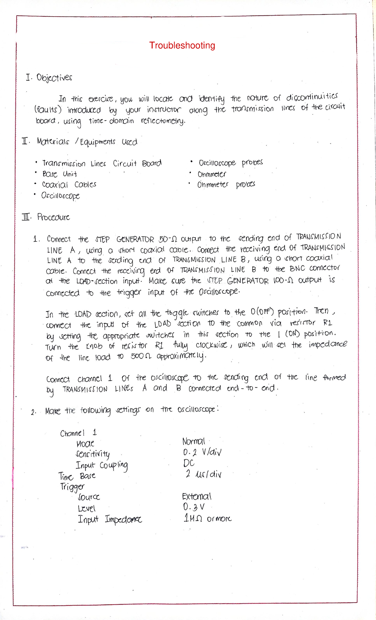 Troubleshooting - Bachelor of Electronics and Communication Engineering ...