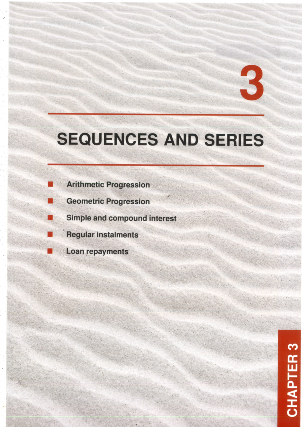 Chapter 3 - Sequences and Series - 3 SEQUENCES AND SERIES Arithmetic ...
