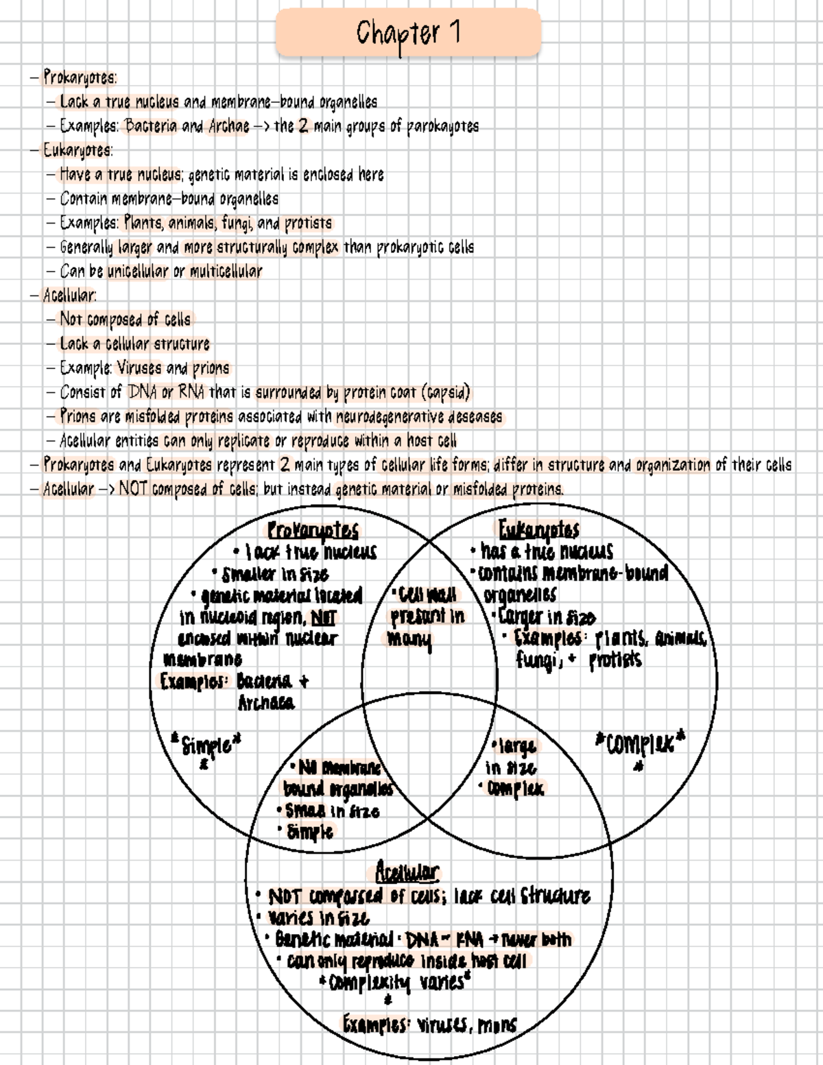 Microbiology Chapter 1 Continued Chapter 1 Prokaryotes Lack A