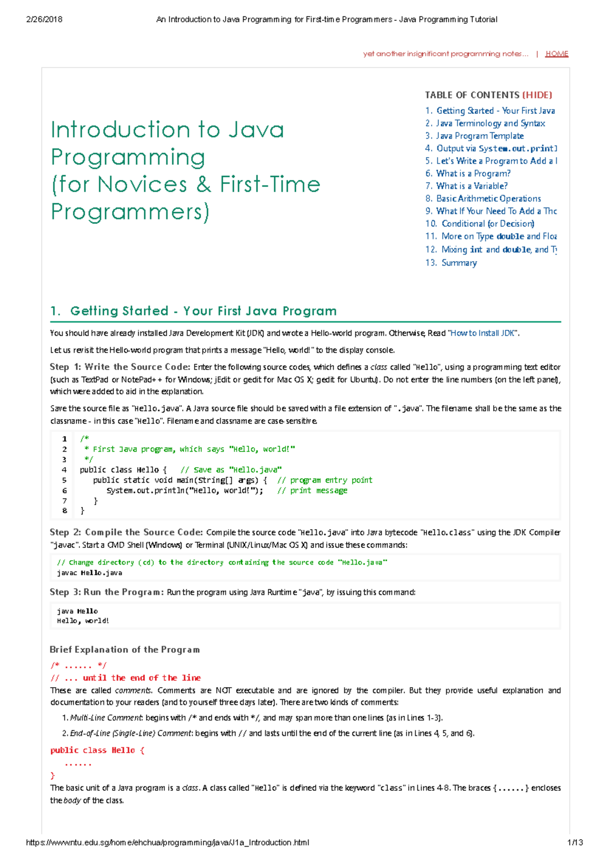 introduction to programming with java a problem solving approach