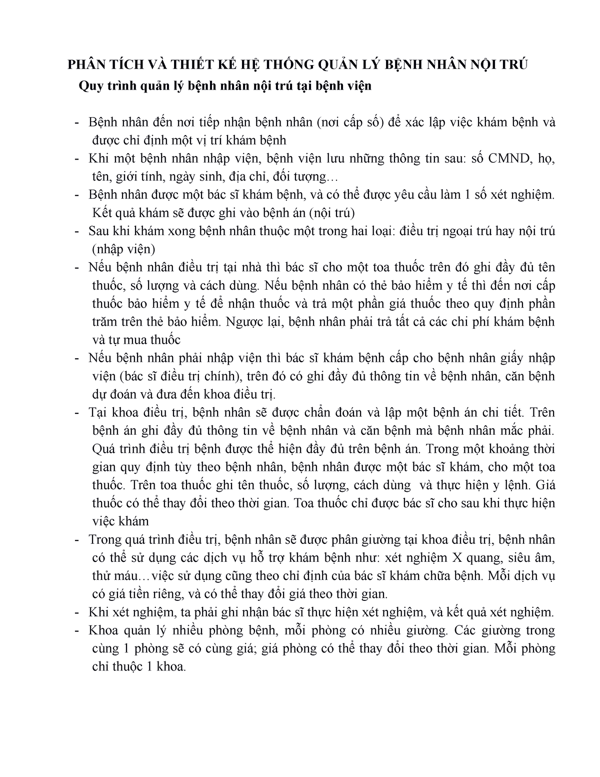 4. QUẢN LÝ BỆNH NHÂN ĐIỀU TRỊ NỘI TRÚ-R - PHÂN TÍCH VÀ THIẾT KẾ HỆ ...