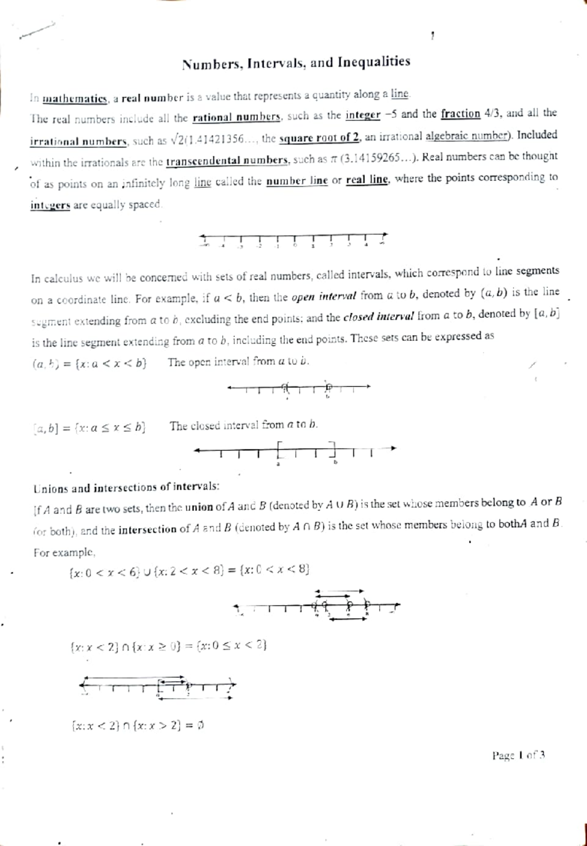 MATH-1 Materials - Here Is Math 1 Full Course Material - 1 Numbers ...