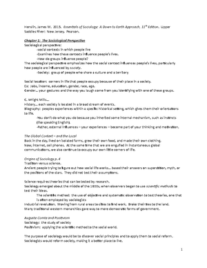 Chapter 5 Summary - Chapter 5 Summary Each chapter offers a new ...