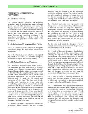 Natres 2nd Read Mod1 - Natural Resources Module 2 - Miners Association ...