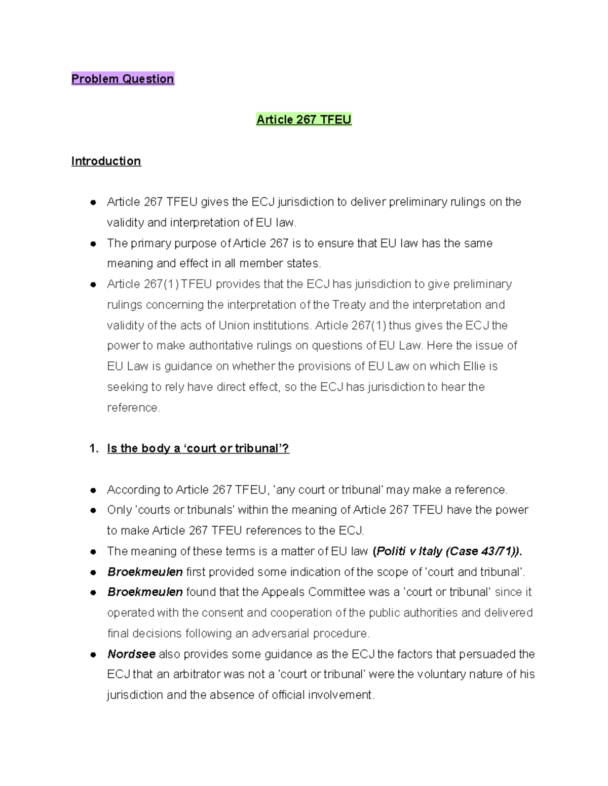 article 258 tfeu essay