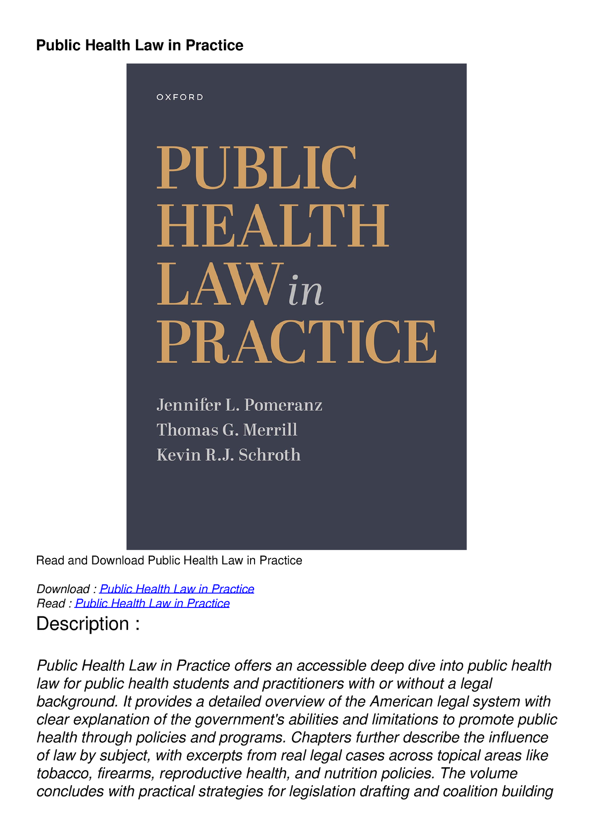 health law research paper