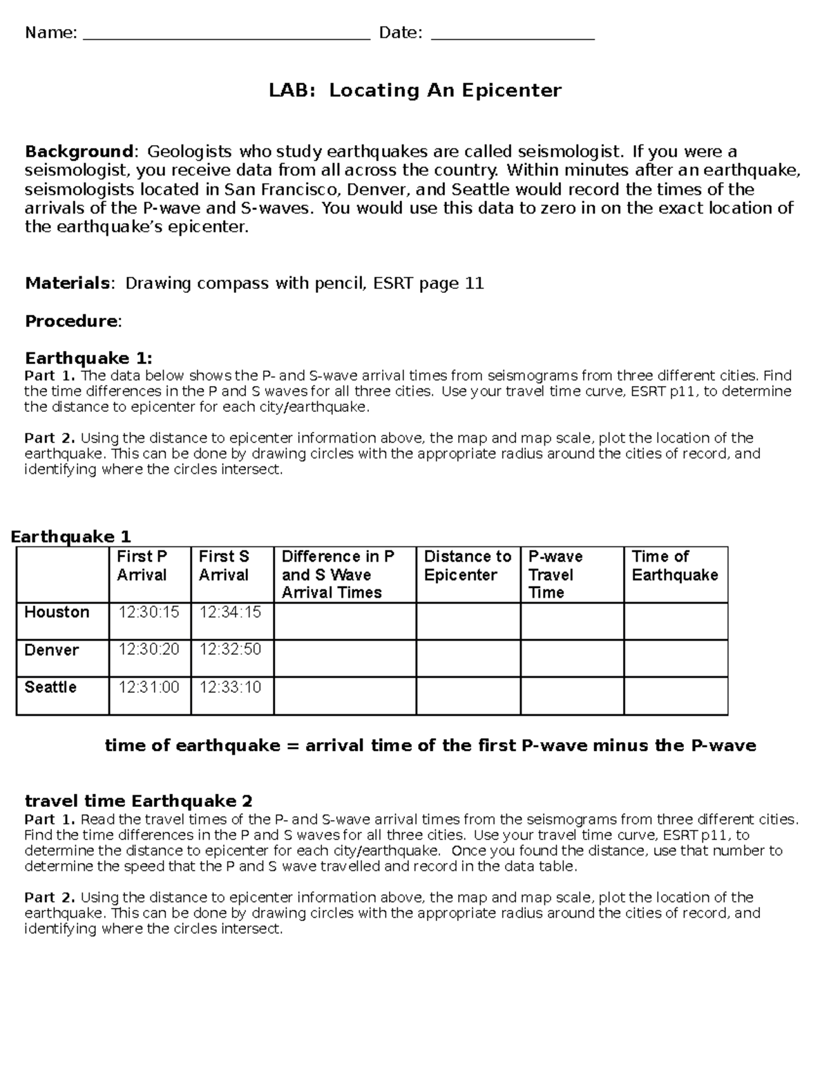 lab-plotting-an-epicenter-1-name-date-lab-locating-an