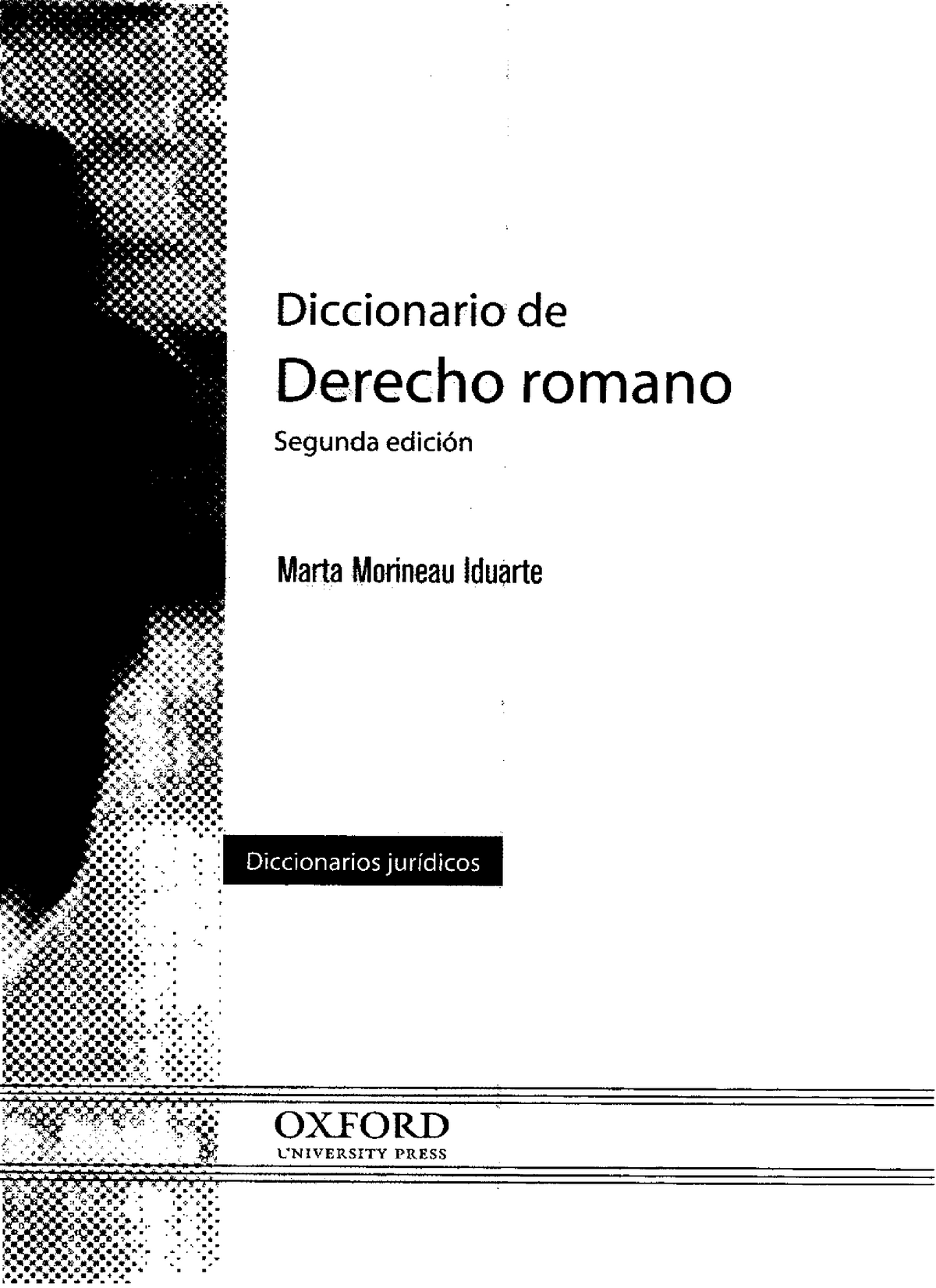 Diccionario De Derecho Romano Marta Morineau Iduarte Diccionario De Derecho Romano 0281