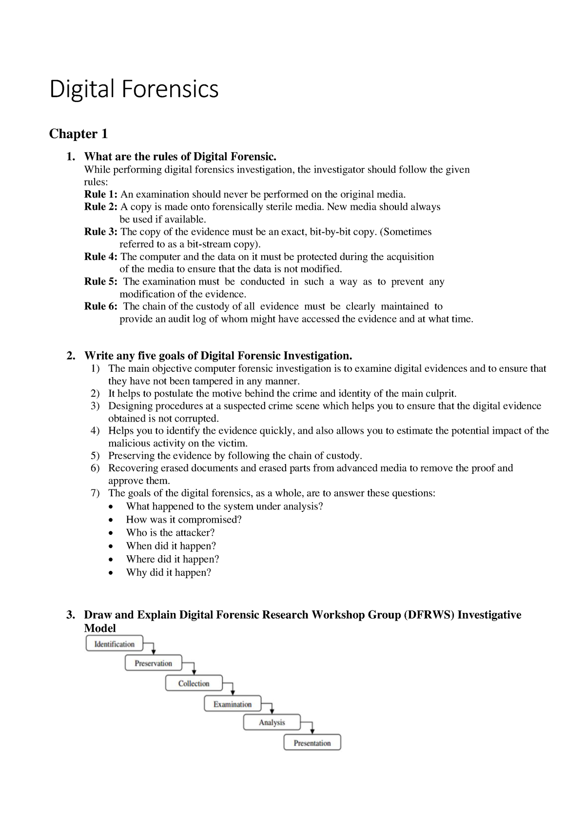 digital forensics dissertation ideas