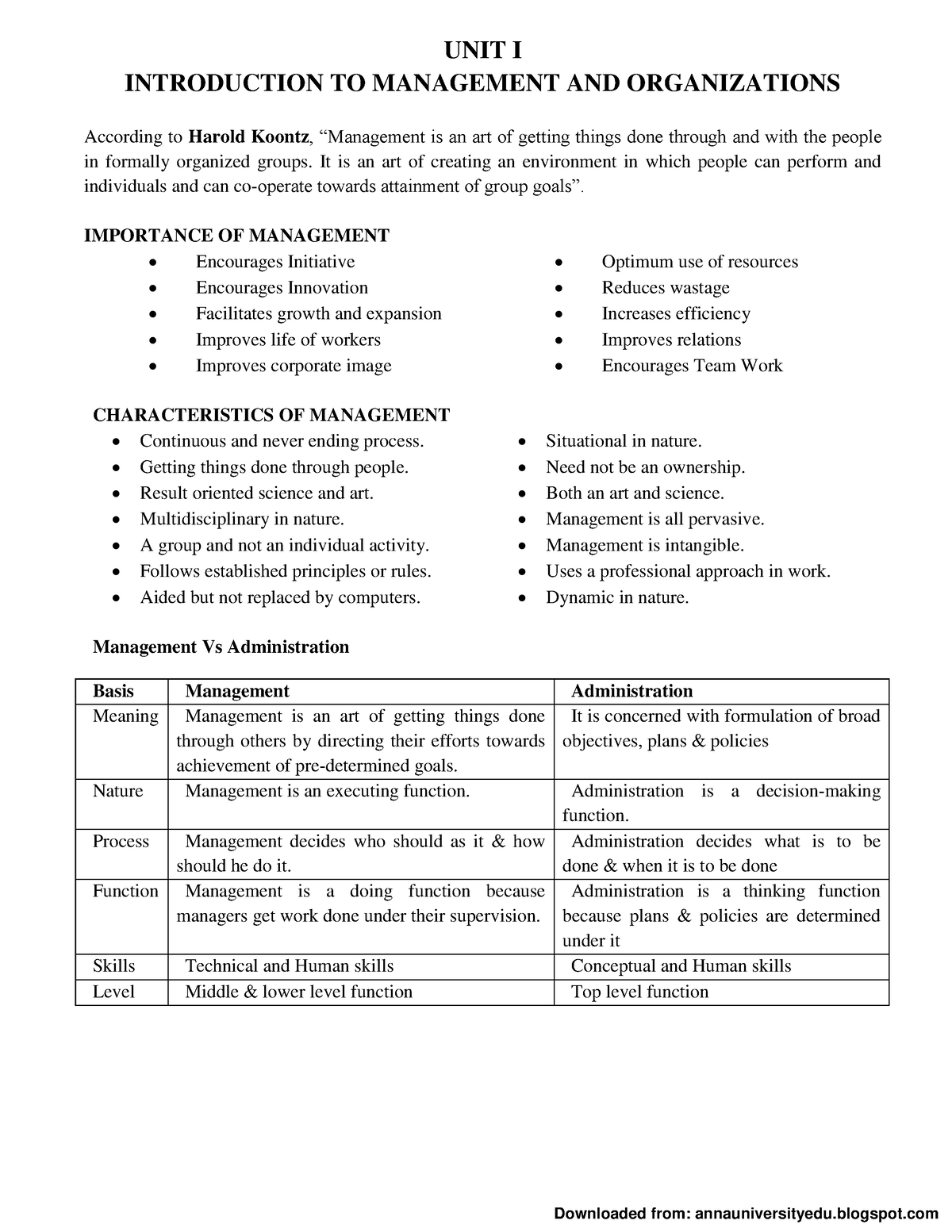 MG8591 Principles Of Management Notes (Downloaded From ...