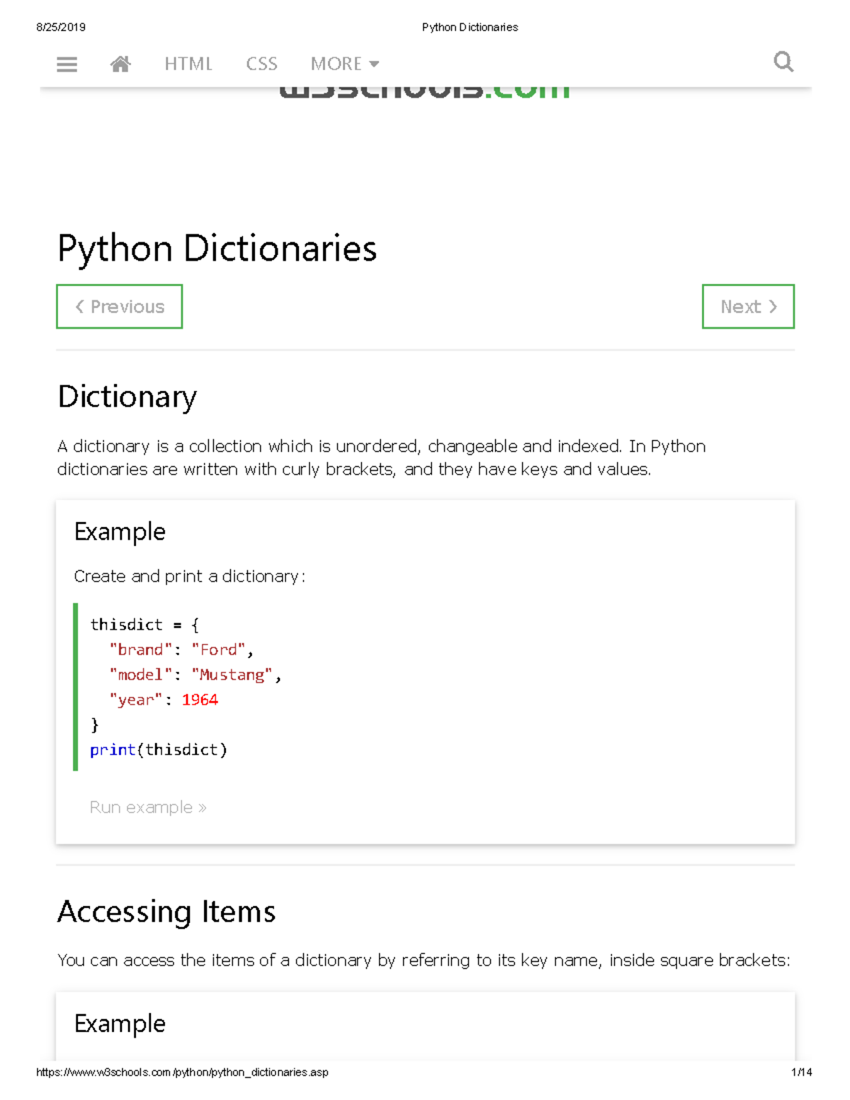Python Dictionaries - Krótki opis zagadnień dotyczących analizy danych ...