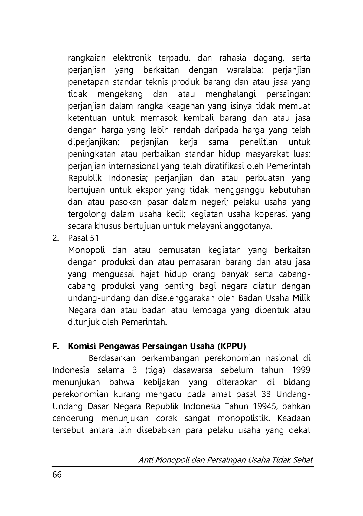 Hukum Ekonomi-27 - Notes - 66 Anti Monopoli Dan Persaingan Usaha Tidak ...