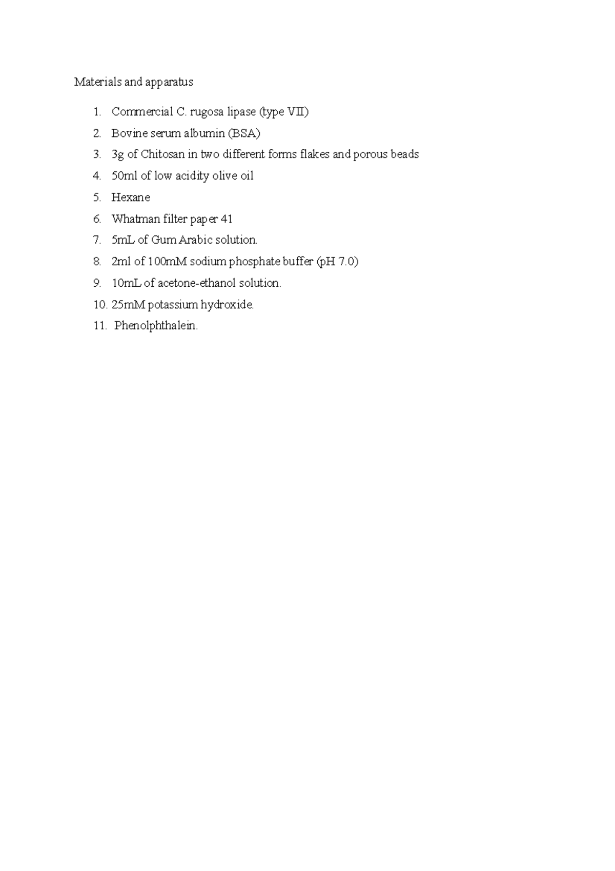 Materials and Apparatus lab 8 Heat and Mass Transfer Laboratory