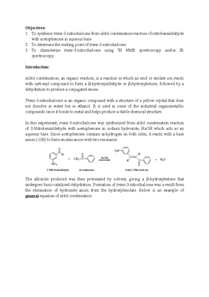 New CHM557 Experiment 2 - ORGANIC CHEMISTRY (CHM556/557) SEMESTER 202 ...