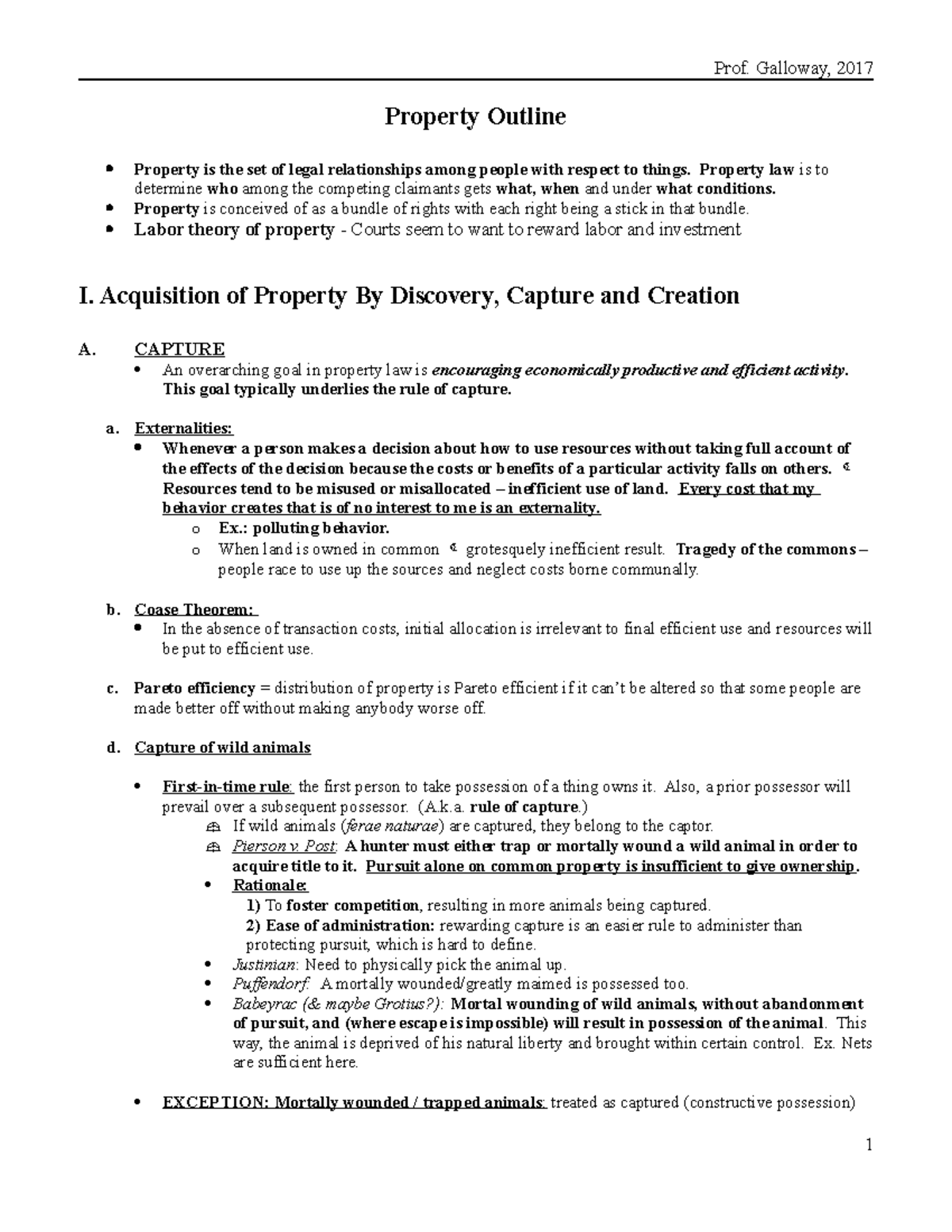 Property Outline - Galloway - Fall 2017 - Property Outline Property is ...