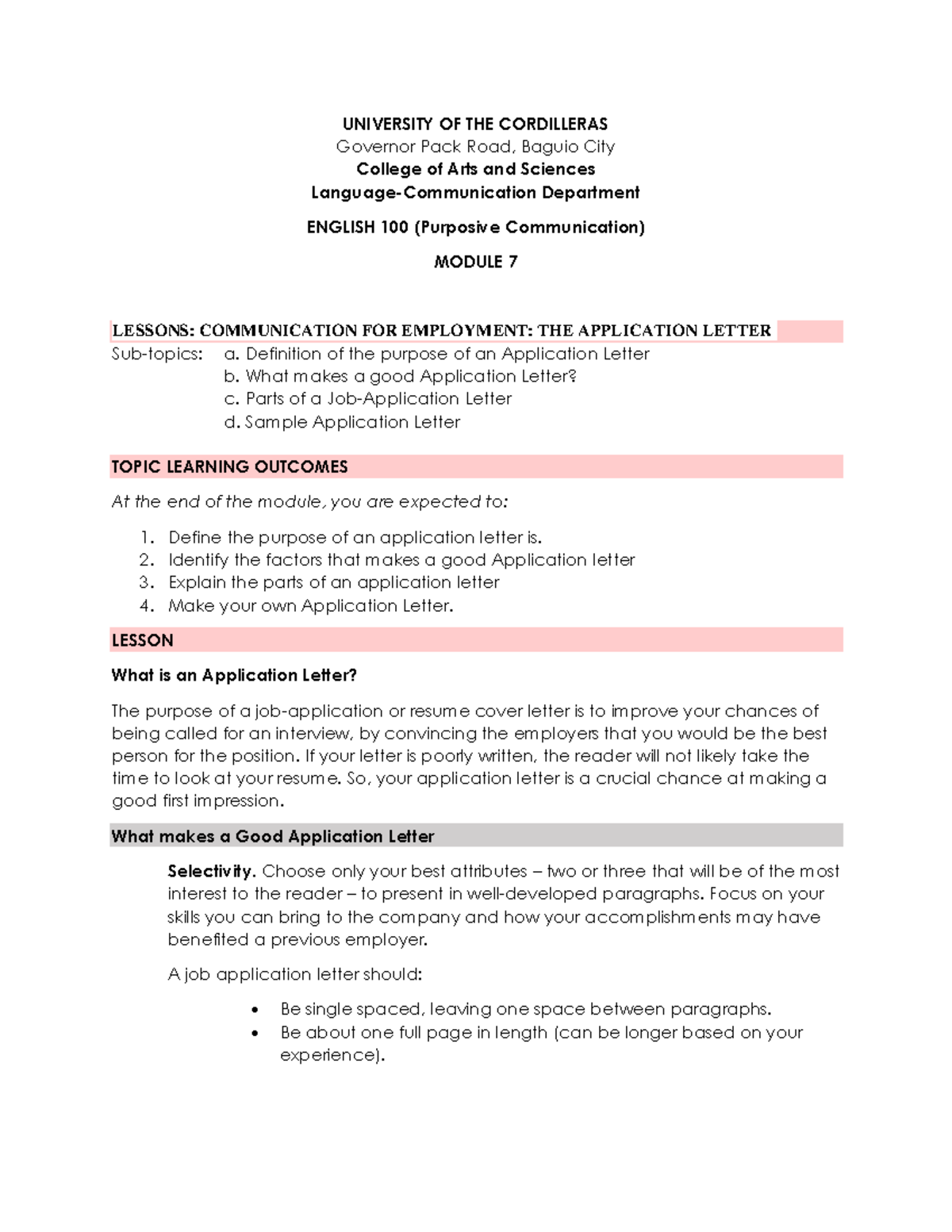 Module-7 - To ba able for us to know and understand this lecture and ...