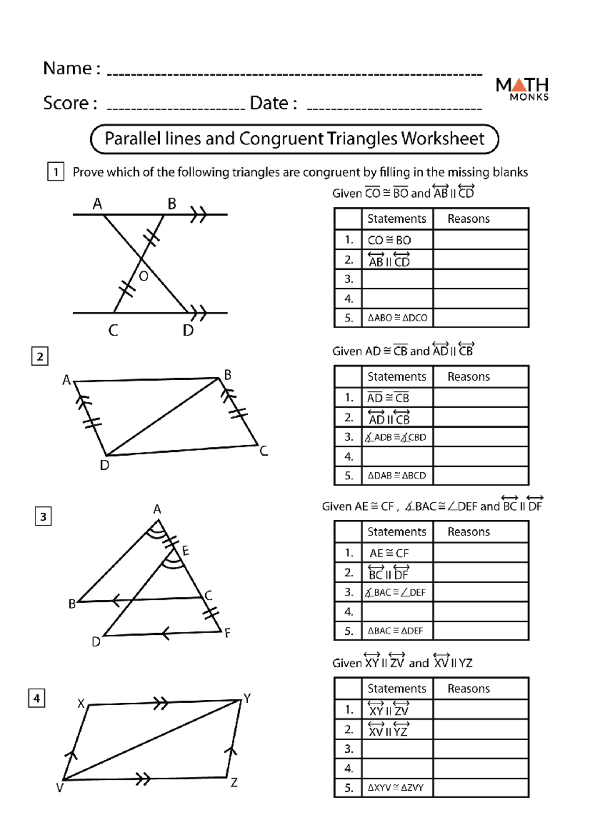 parallel-lines-and-congruent-triangles-worksheet-bs-secondary