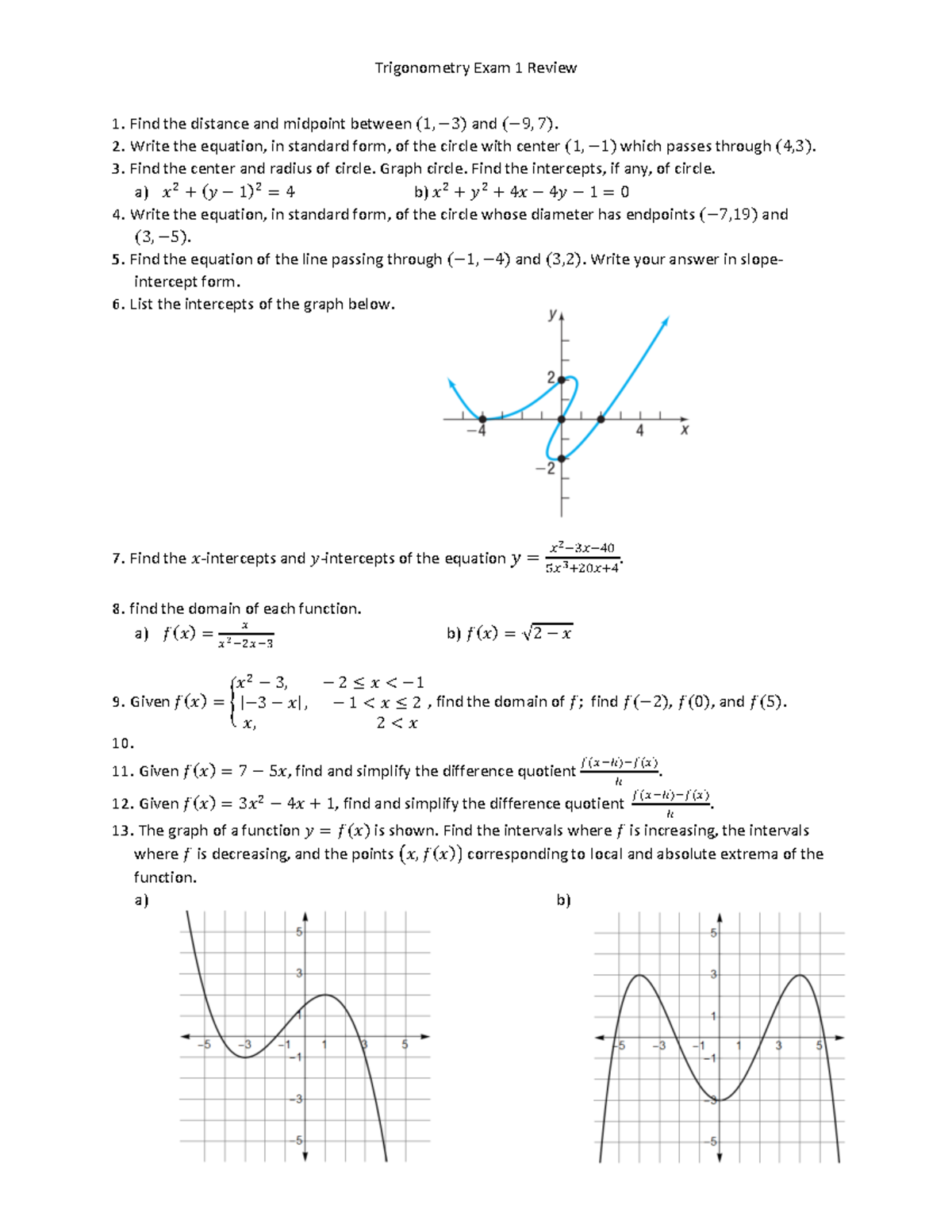 review-exam-1-trigonometry-exam-1-review-find-the-distance-and