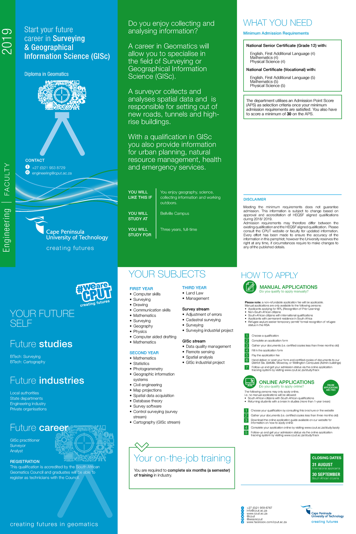 Geomatics Web - Engineeringcreating Futures FA C U LT Y 2019 MANUAL ...