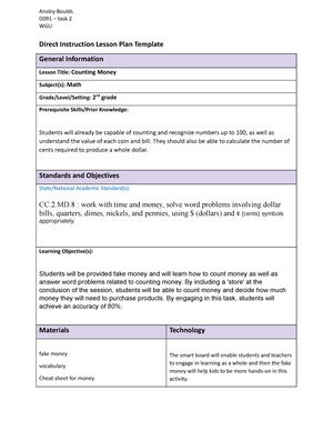 D091 - Task 3 - D091 - Task 3 - WGU D Task 3 A. Evaluate Whether The ...