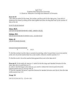 Psy 223 - mod 1 - notes - Definitions of statistics Statistics is the ...