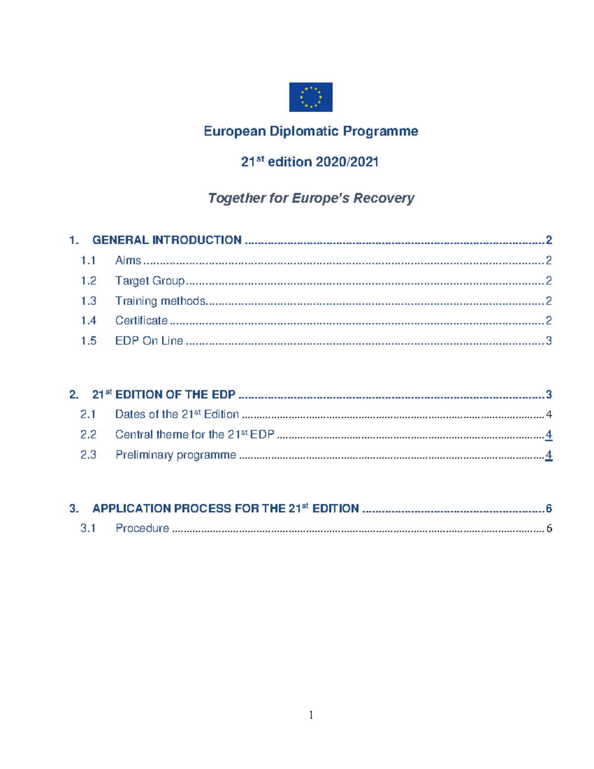 21st edp brochure for oil - **21 st еdition 2020/ European Diplomatic ...