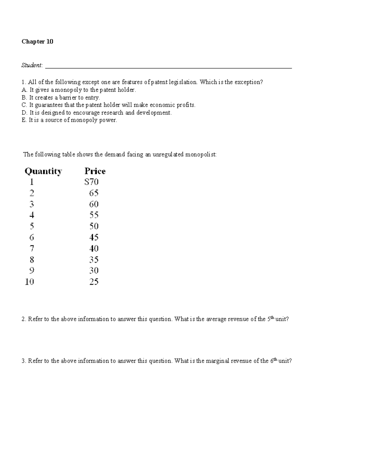 Sample/practice exam 1 January 2020, questions and answers - Chapter 10 ...
