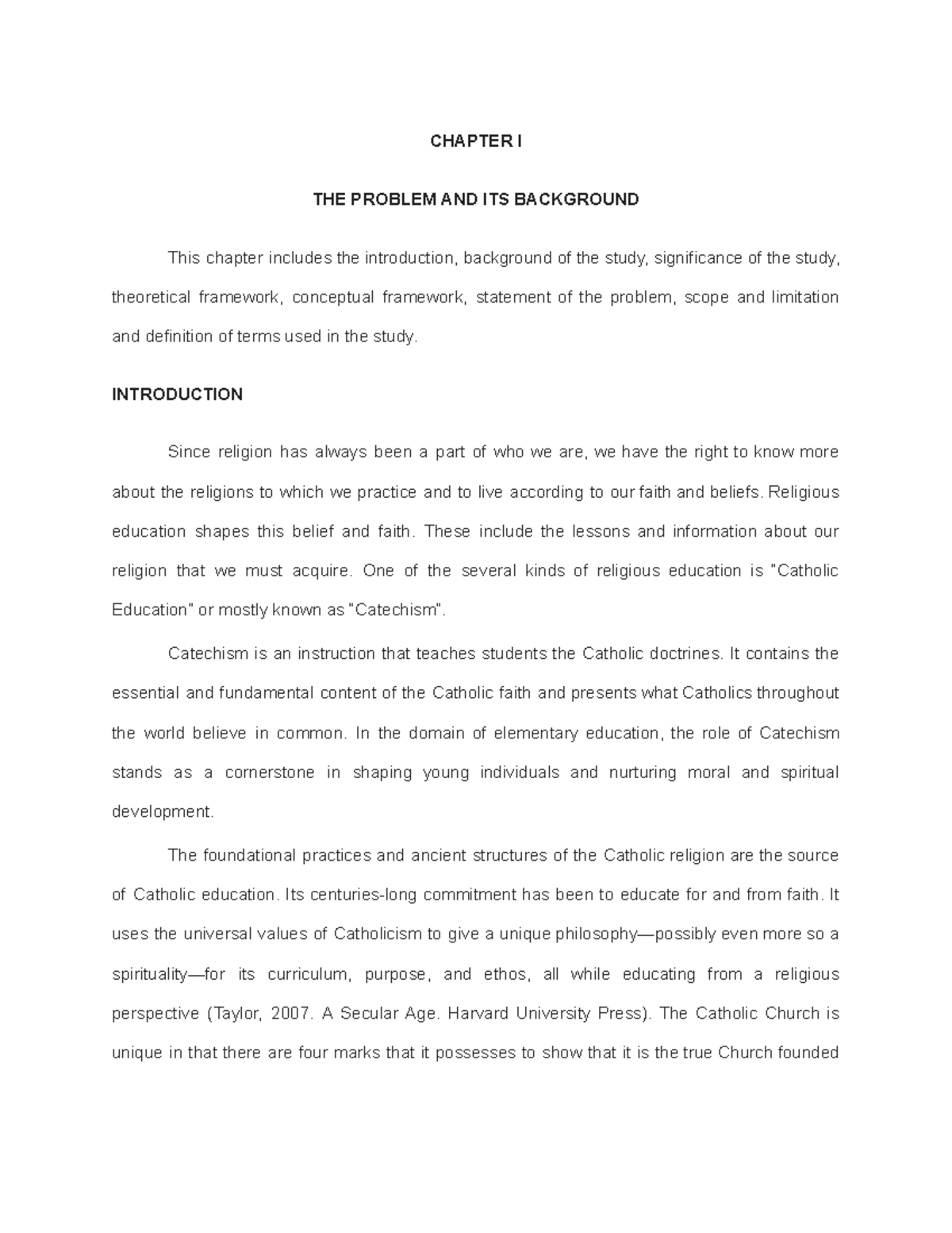 Chapter 1 - Google Docs - CHAPTER I THE PROBLEM AND ITS BACKGROUND This ...