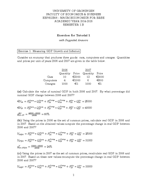 Week 2 Macro Lecture Notes 2024/2025 - Week 2 Macro Lecture Notes RECAP ...