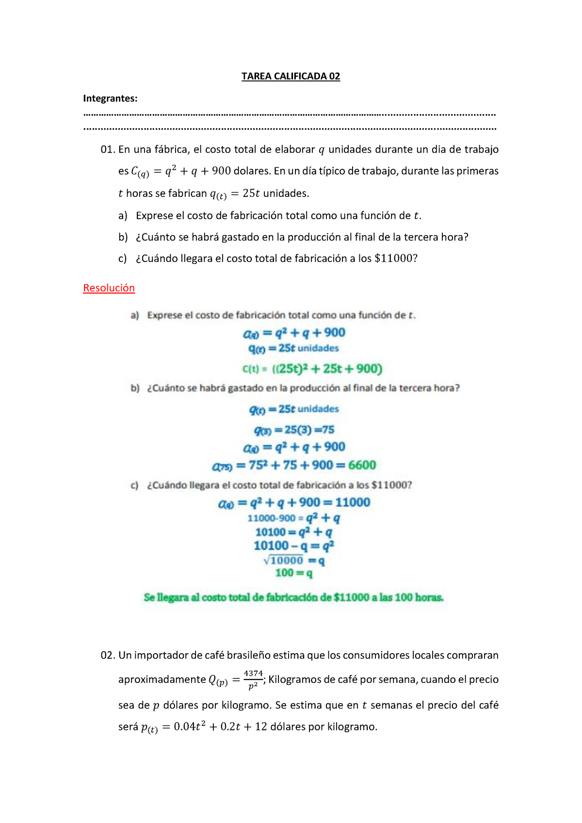 Tarea Calificada 2-MI1-2020-02-SOL - Matematica Para Ingenieros 1 - UTP ...