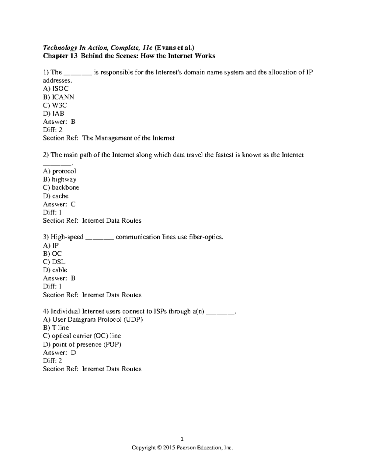 Chapter 13 WInter 2018 Technology In Action Complete 11e Evans 