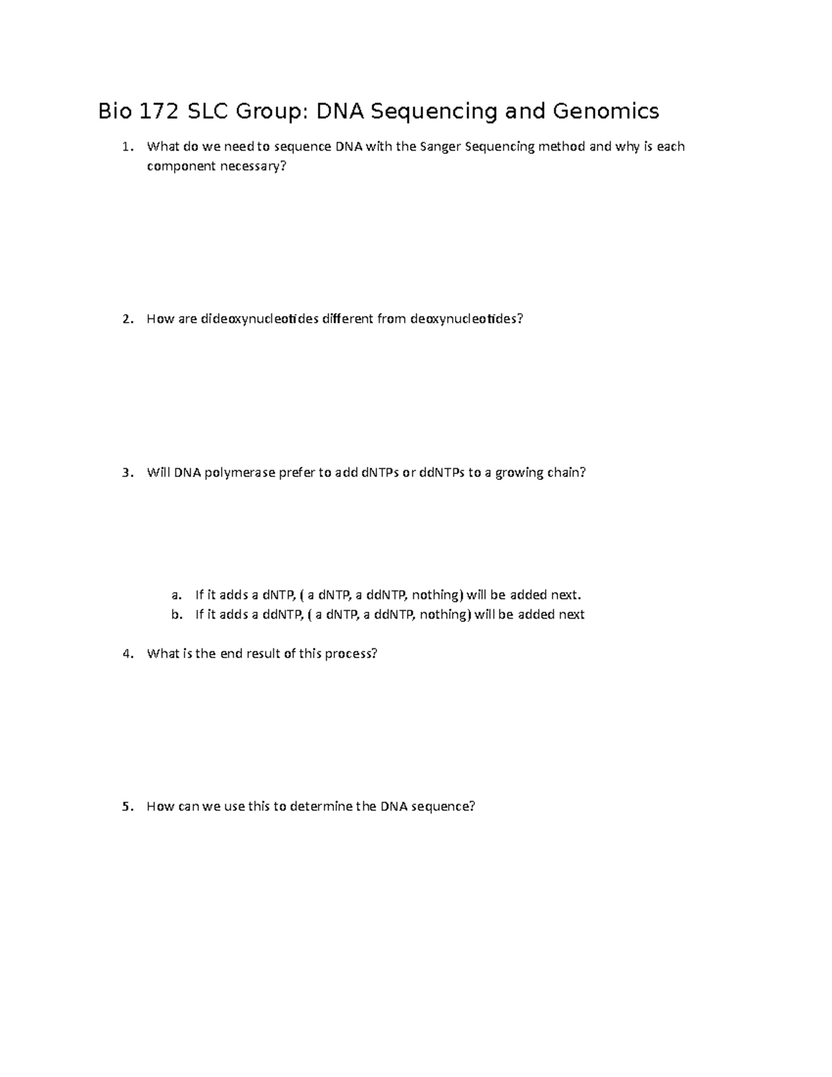 Dna Sequencing Worksheet - Preschool Worksheet Gallery