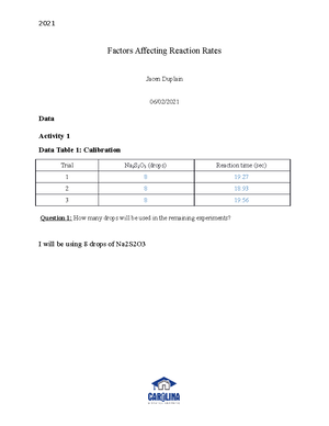 CHM 101L M6 Determination Of Ideal Gas Law Constant Lab Report ...