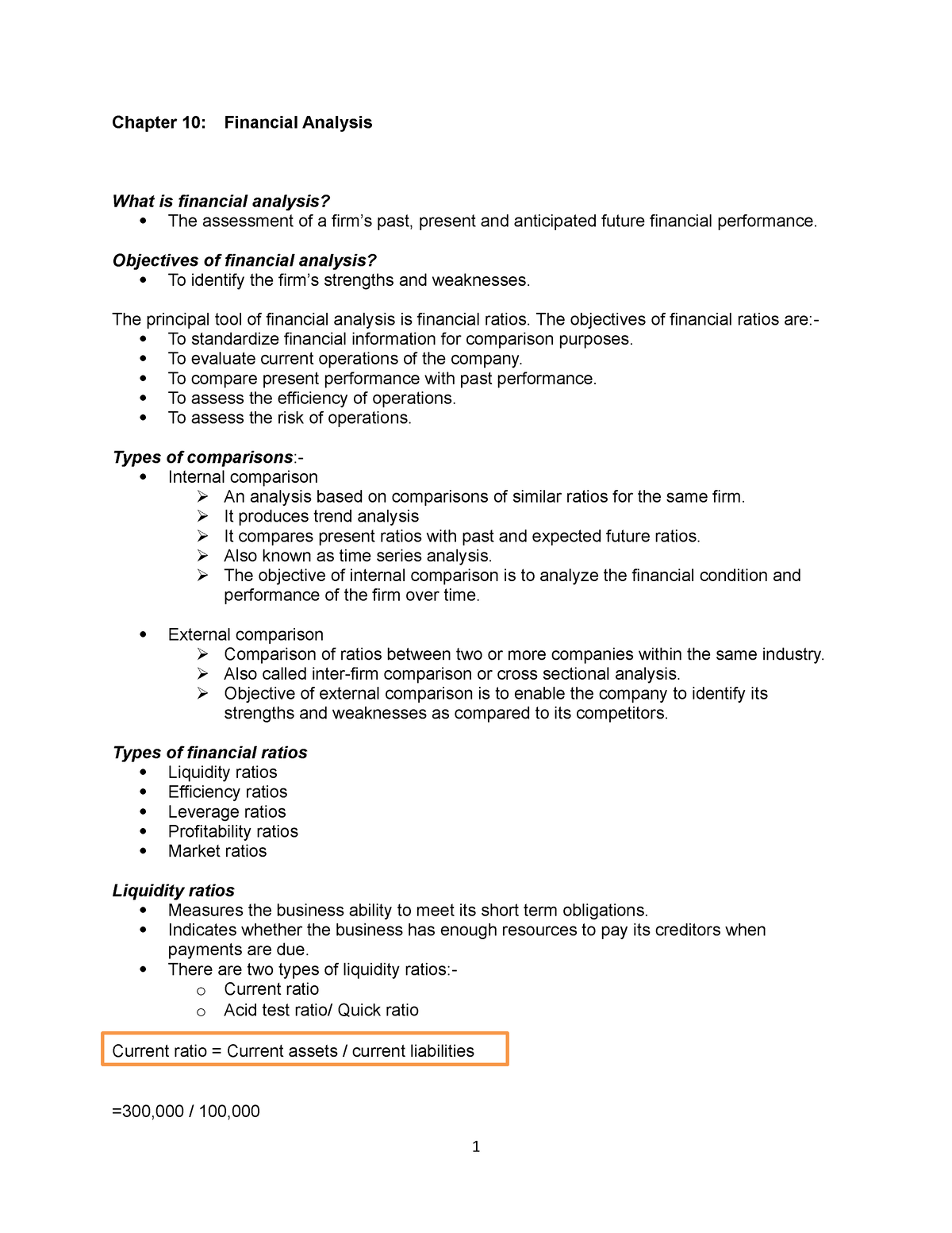 chapter-10-ratio-analysis-and-way-to-calculate-chapter-10-financial