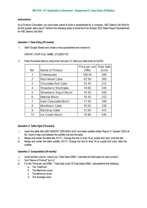 FIN242 EXAMPLE FOR ASSIGNMENT - FIN242-FUNDAMENTALS OF FINANCE ...