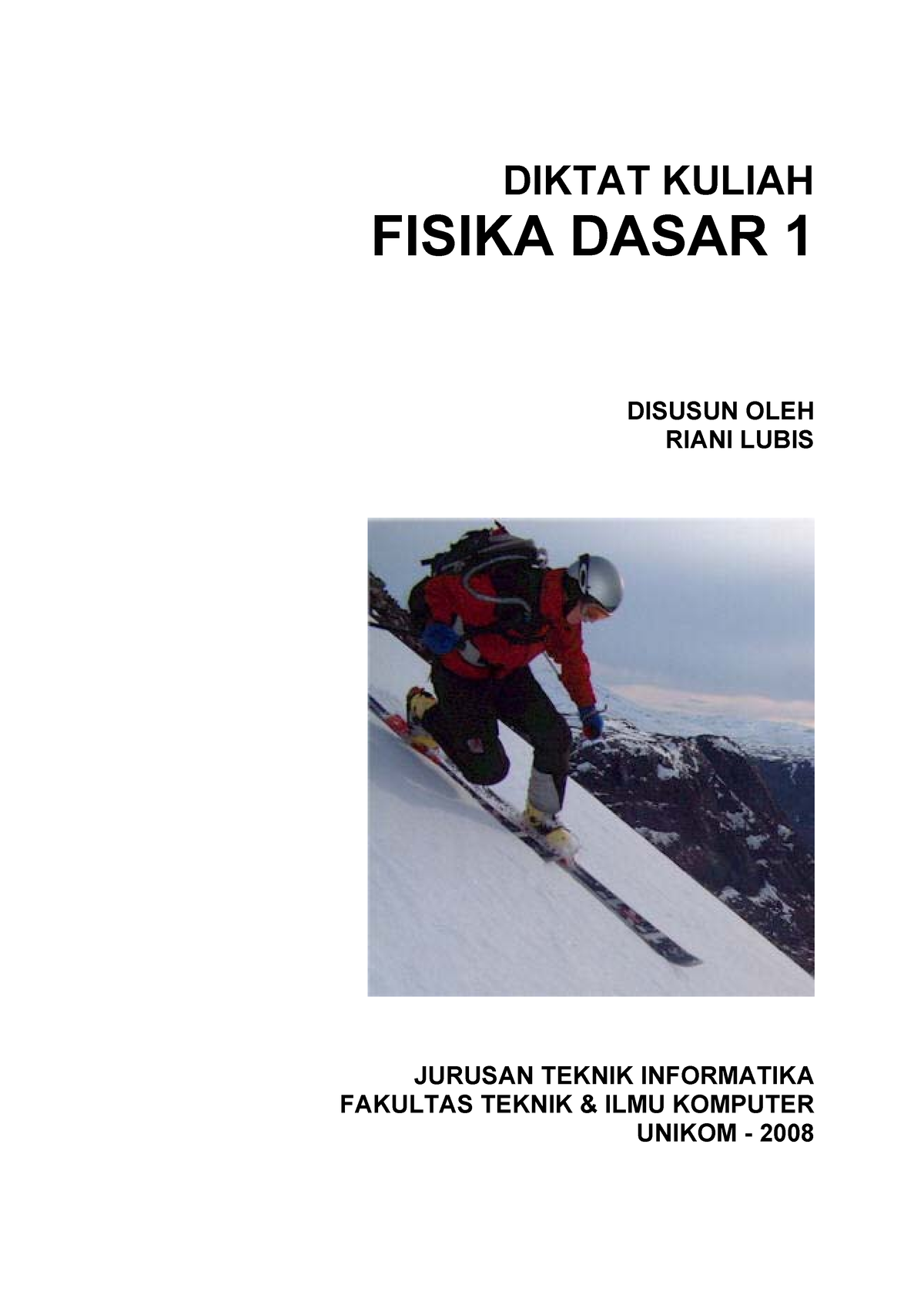 Diktat-fisika-dasar - Fisika - DIKTAT KULIAH FISIKA DASAR 1 DISUSUN ...