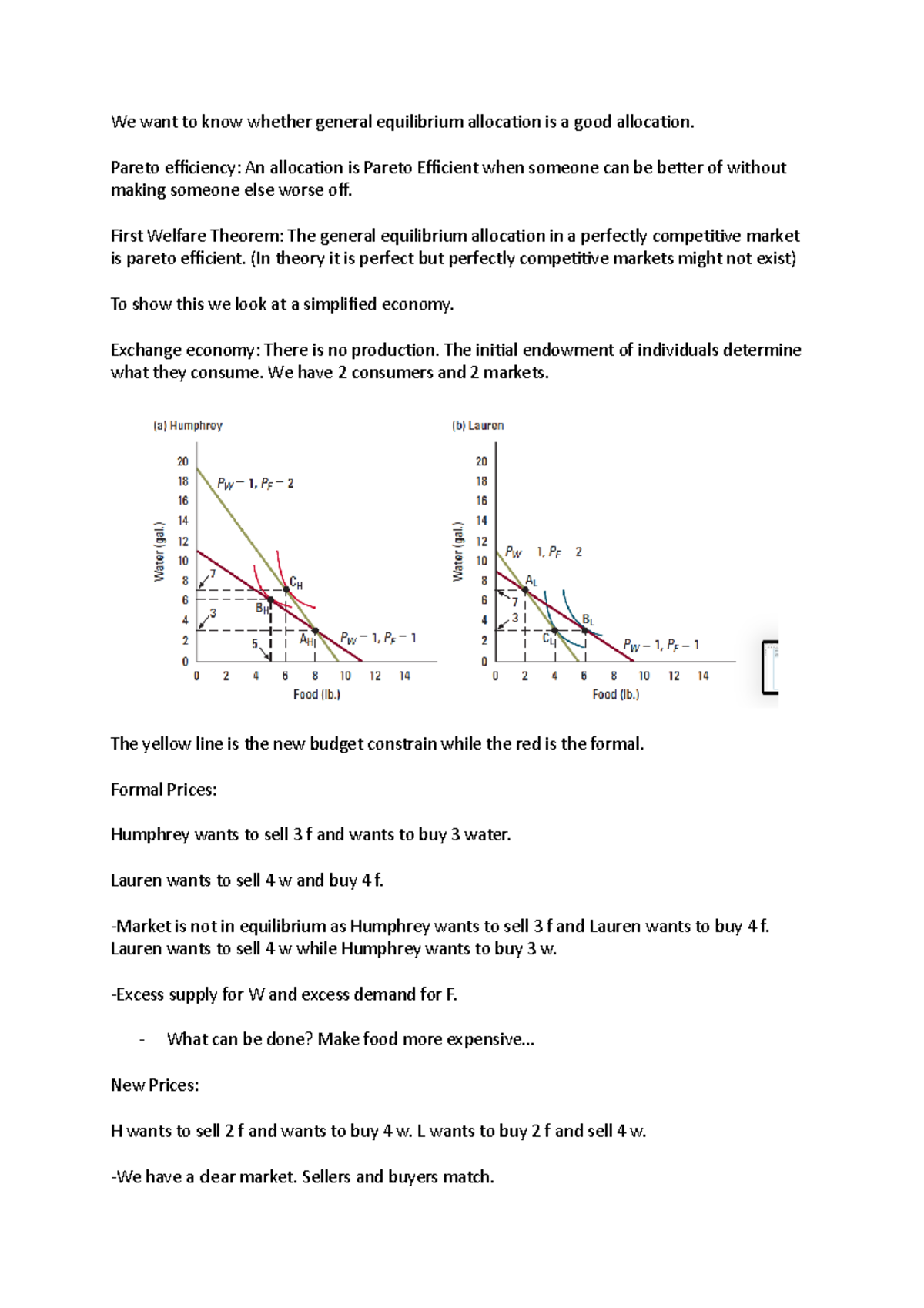 General Equilibrium - notes - We want to know whether general ...