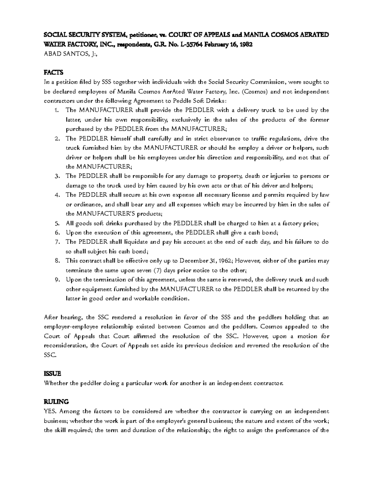 3. Social Security System vs CA - SOCIAL SECURITY SYSTEM, petitioner ...