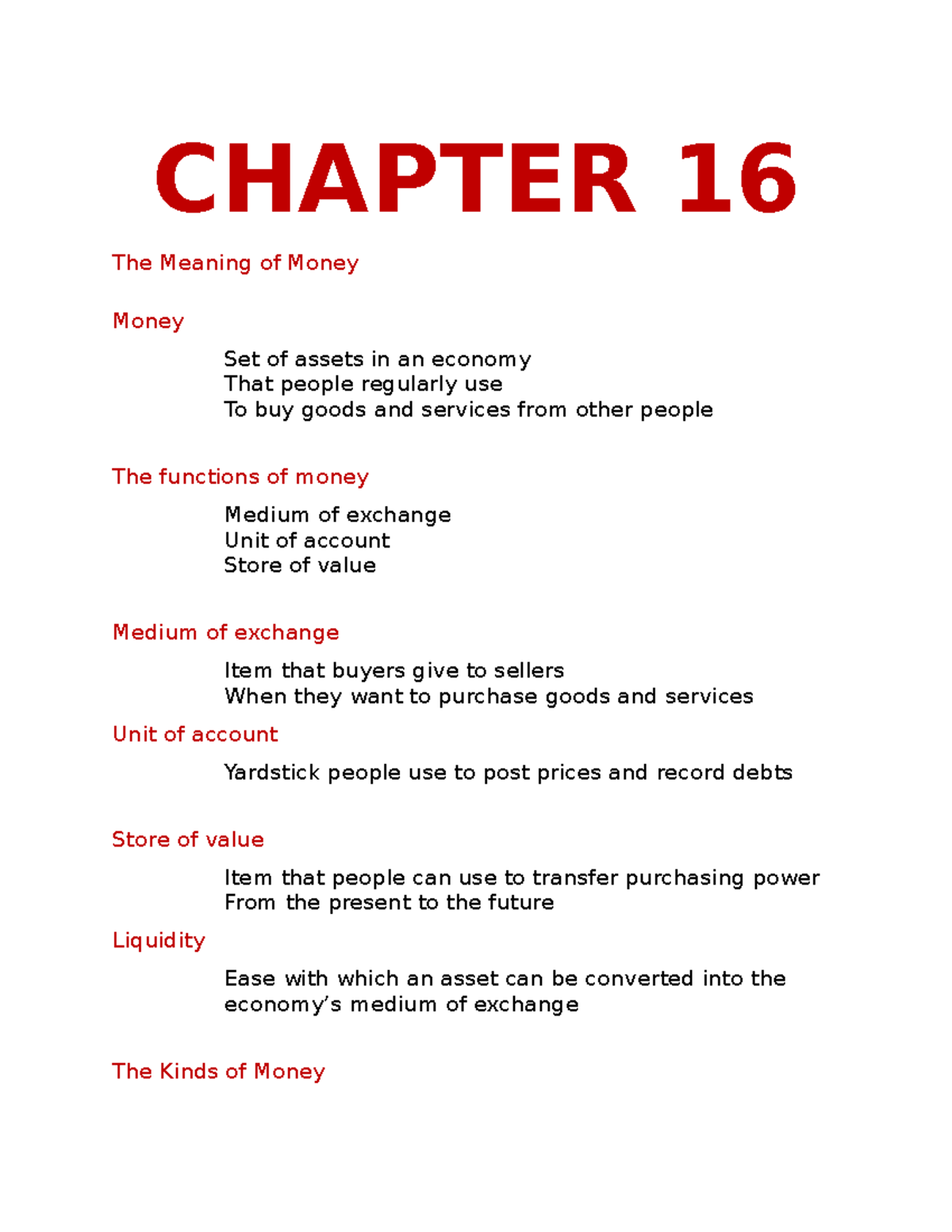 CH 16 Notes Principles Of Macroeconomics, 8th Edition By Gregory Mankiw ...