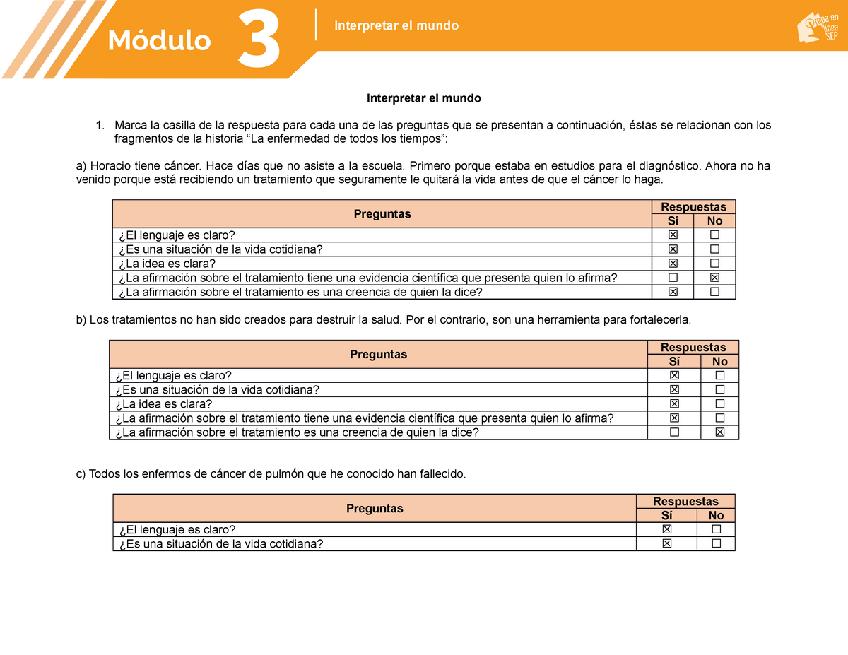 M03s1ai2 Modulo 3 Actividad Integradora 2 Semana 1 Interpretar El Mundo Marca La Casilla De La 4933