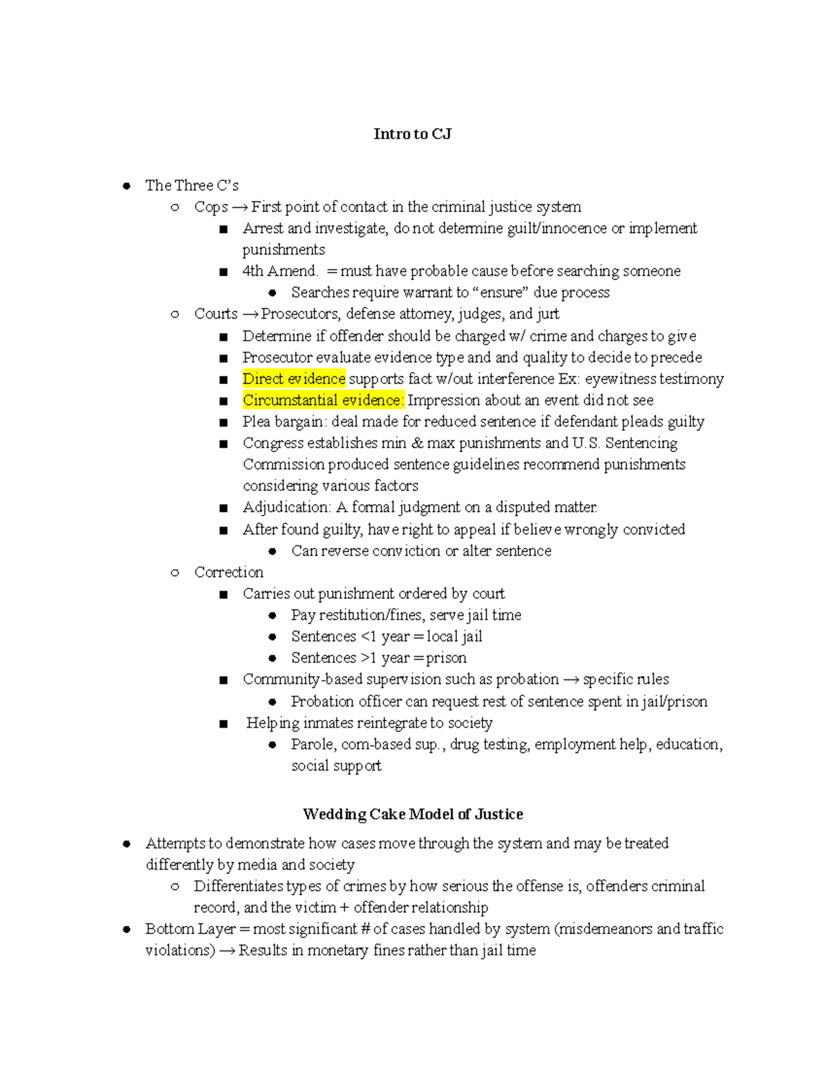 Intro To CJ - Intro To CJ The Three C’s Cops → First Point Of Contact ...