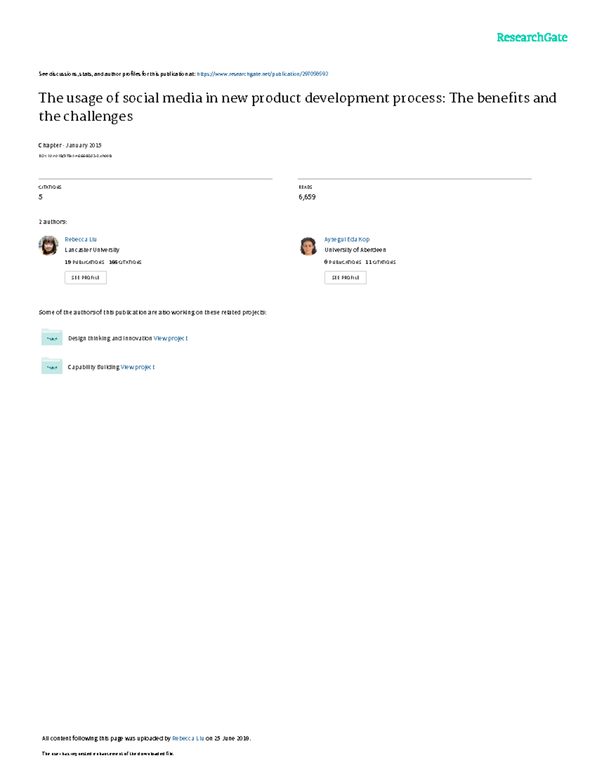 The Usage of Social Media in New Product Development Process The ...