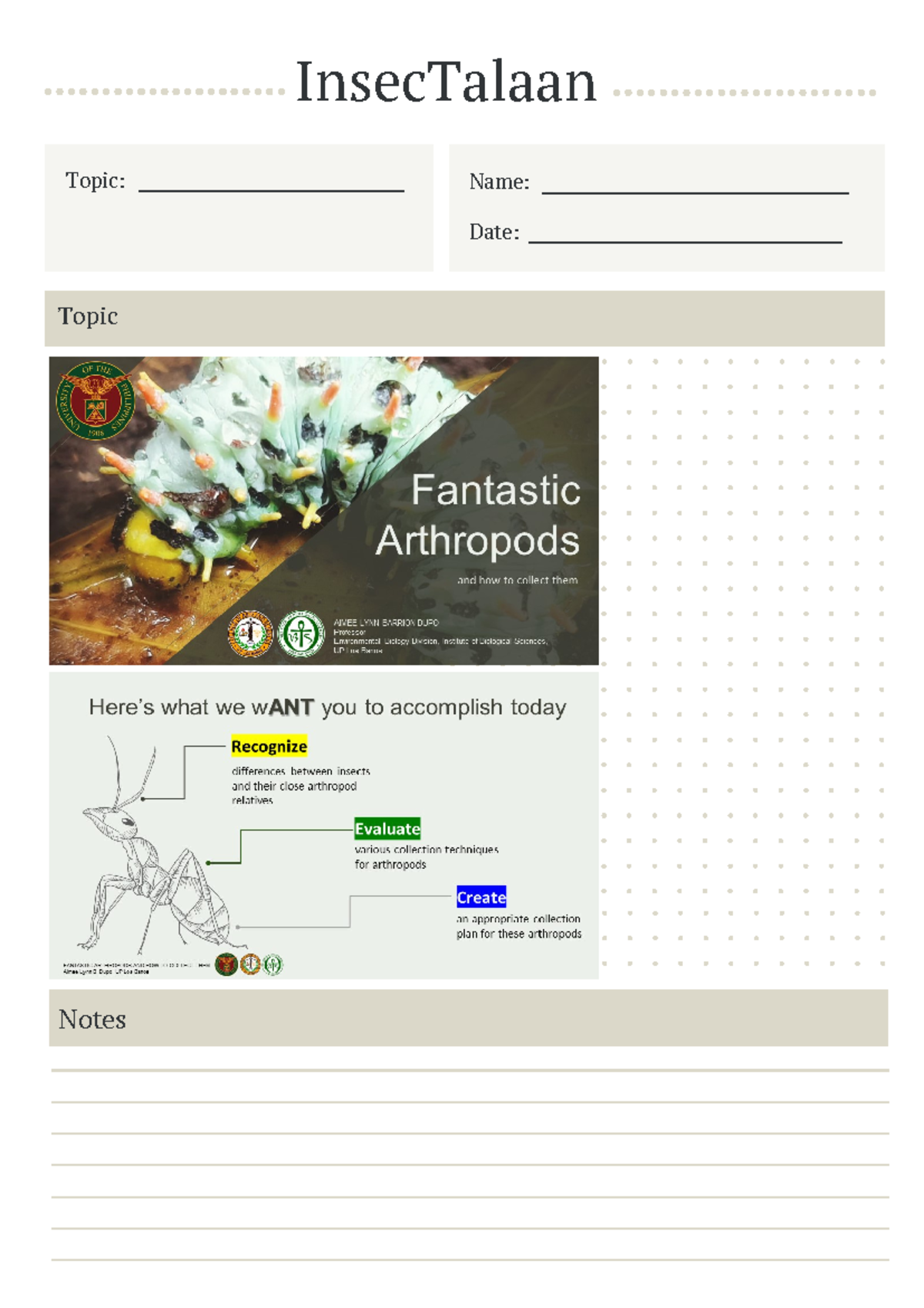 Insec Talaan handout - Referenced - Forensic Chemistry & Toxicology ...