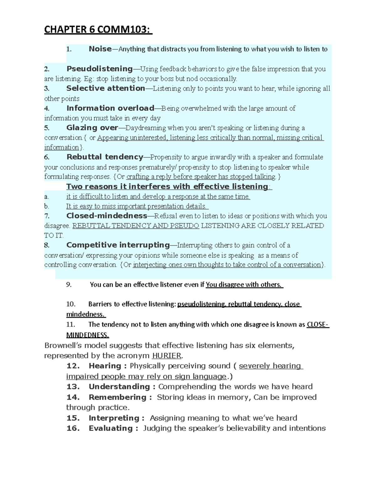 Chapter 6 COMM103 - Lecture notes 6 - COMM 103 - SDSU - Studocu