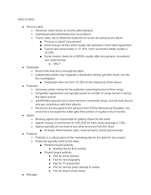 Chapter 4 Lecture Notes - 02/05/2019 - Distribution and Marketing ...